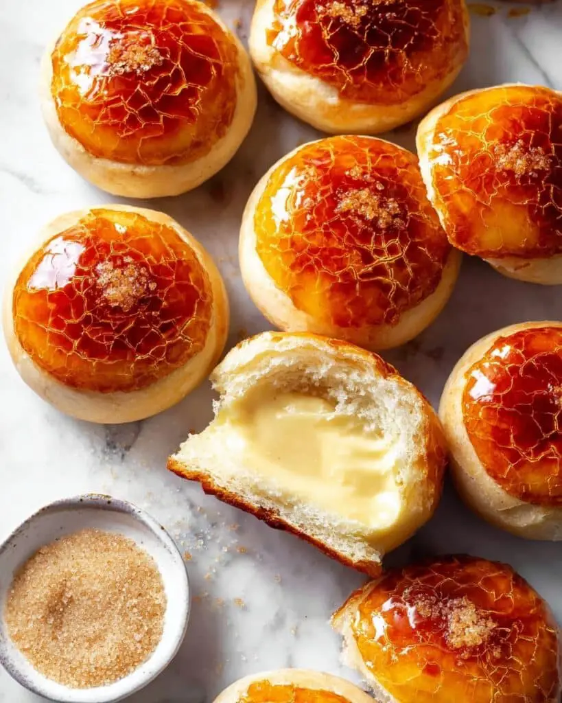 Baked Crème Brûlée Donuts Recipe