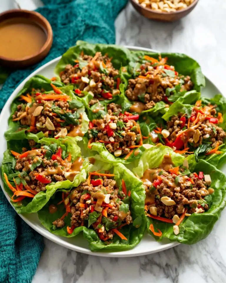 Thai Chicken Lettuce Wraps Recipe