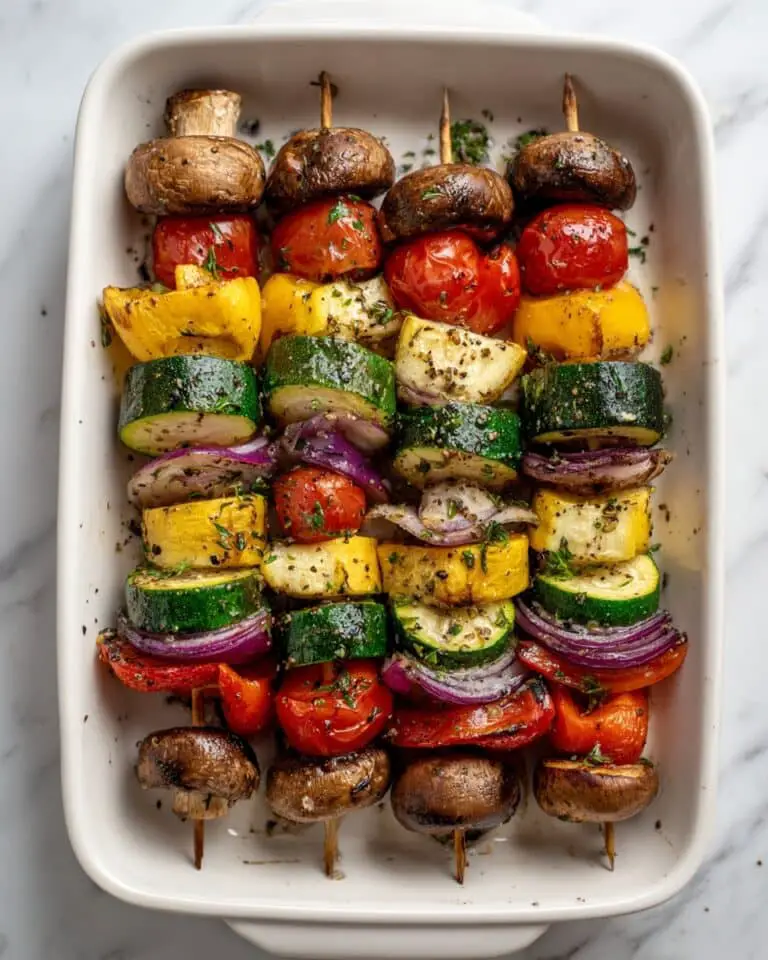 Grilled Veggie Skewers with Pineapple and Fresh Vegetables Recipe