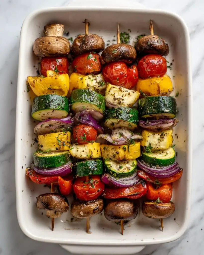 Grilled Veggie Skewers with Pineapple and Fresh Vegetables Recipe