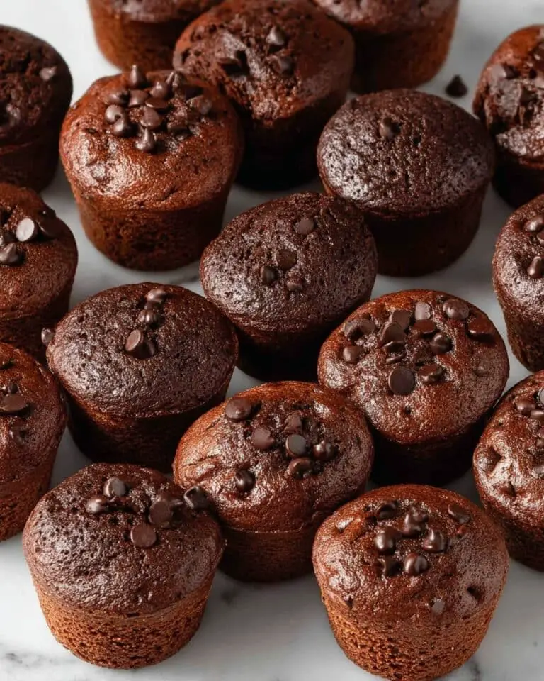 Healthy Chocolate Mini Muffins Recipe