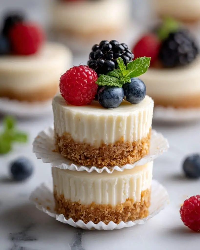 Mini Protein Cheesecakes Recipe