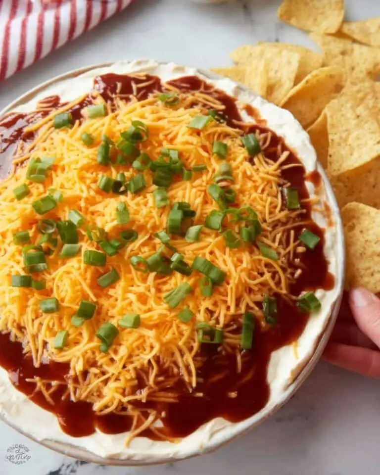 Easy No Bake Meatless Taco Dip Recipe