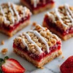 Healthy Strawberry Oatmeal Bars Recipe