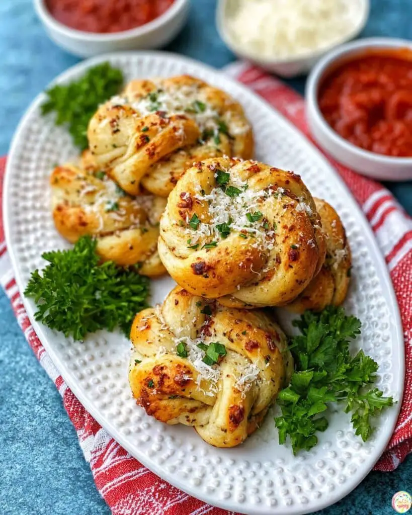 Garlic Parmesan Knots Recipe