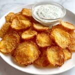 Air Fryer Fried Pickles with Spicy Dill Dipping Sauce Recipe