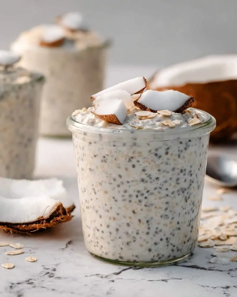 Coconut Cream Pie Overnight Oats Recipe