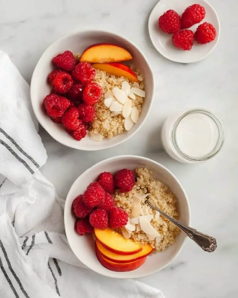 Cinnamon Quinoa Breakfast Bowl Recipe