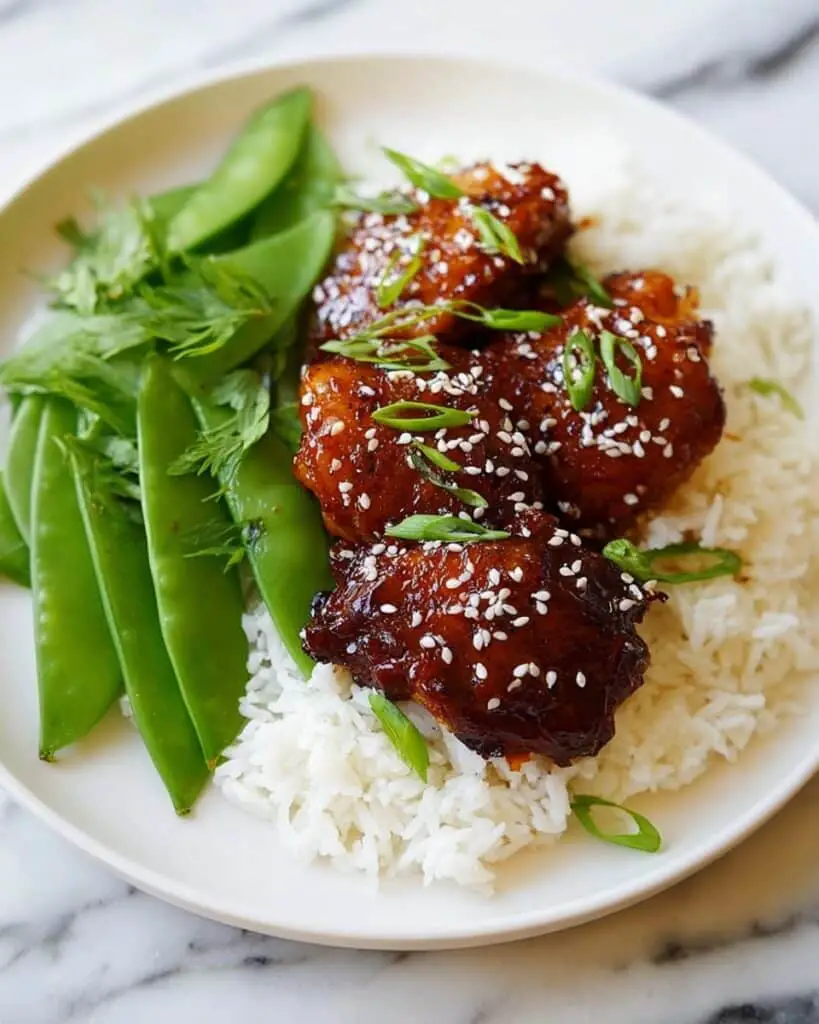 Sticky Asian Glazed Chicken Thighs Recipe