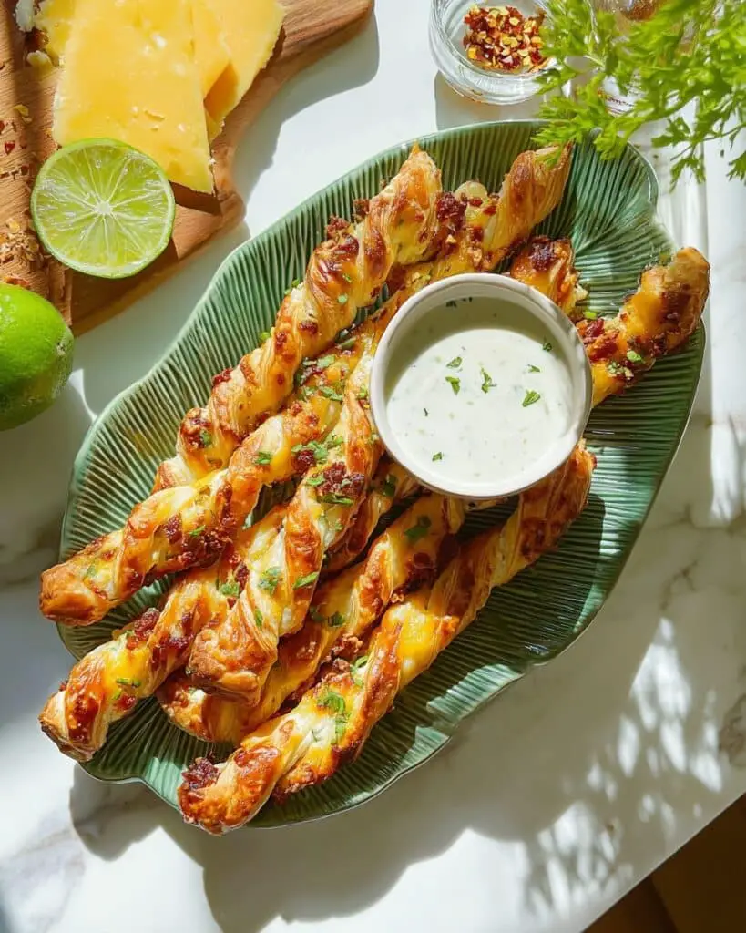 Jalapeño Popper Puff Pastry Twists Recipe