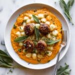 Turkey Meatballs in Pumpkin Sage Sauce Recipe