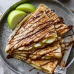 Caramel Apple Cheesecake Quesadillas Recipe