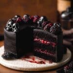 Spooky Black Velvet Halloween Cake Recipe