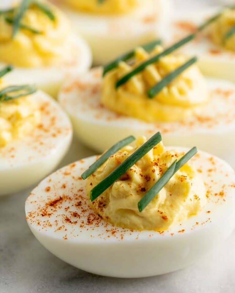 Football Deviled Eggs Recipe