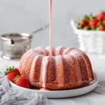 Fresh Strawberry Pound Cake with Strawberry Glaze Recipe