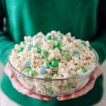 Leprechaun Bait: Salty and Sweet Green Popcorn Mix for St. Patrick’s Day Recipe