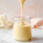 Easy White Chocolate Sauce (2-ingredient Ganache) Recipe