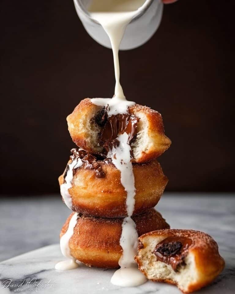 Churro Lava Cakes with Cinnamon Sugar and Rich Chocolate Ganache Recipe