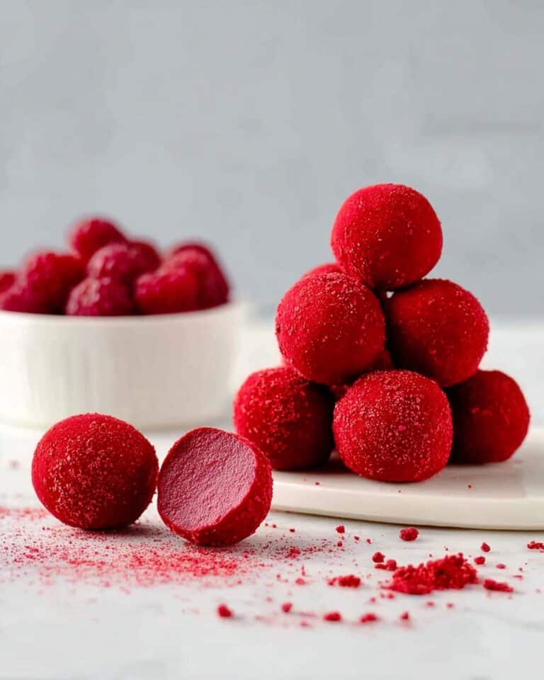 3 Ingredient White Chocolate Raspberry Truffles Recipe