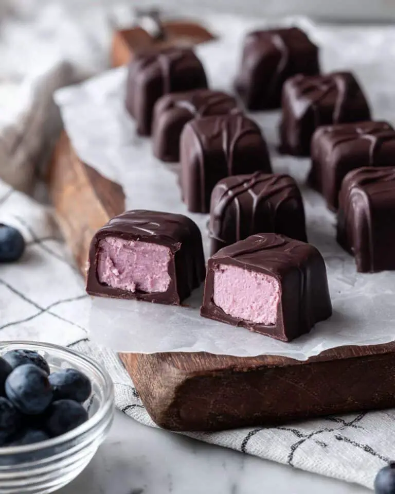 Blueberry Buttercream Chocolates Recipe