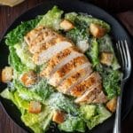 Low Carb Caesar Salad with Chicken Recipe