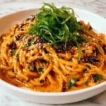 Spicy Peanut Udon Noodles Recipe