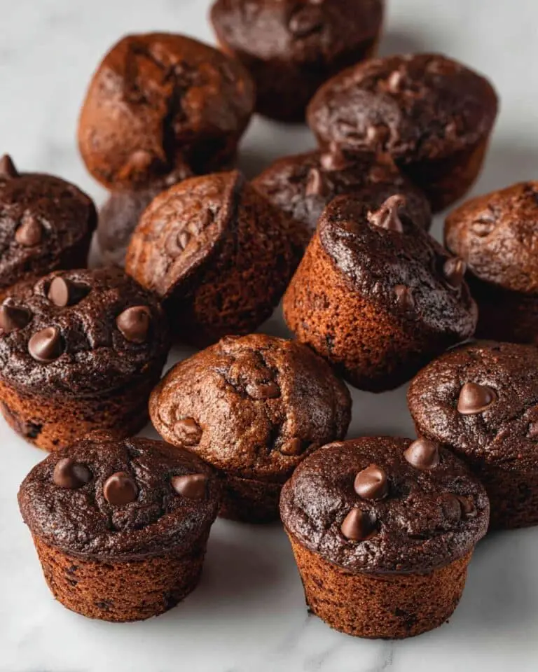 Healthy Chocolate Mini Muffins