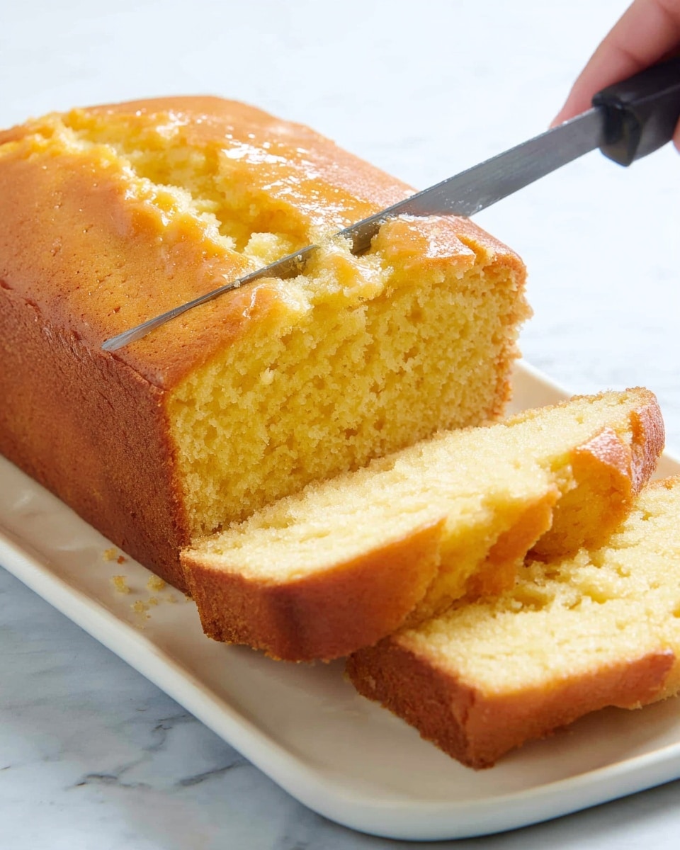 Easy Yogurt Cake with Lemon and Orange Jam Glaze Recipe
