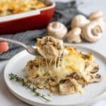 Keto Chicken Mushroom Casserole Recipe