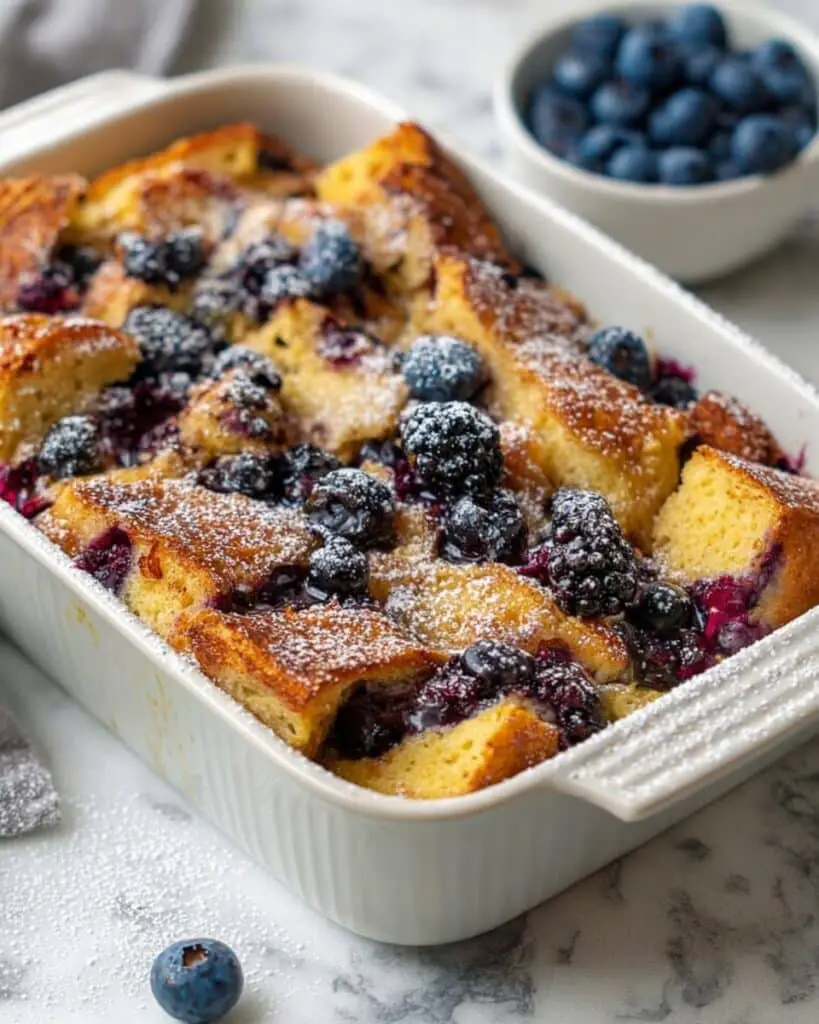 Vegan Blueberry French Toast Casserole: A Delicious Plant-Based Brunch Recipe