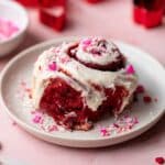 Red Velvet Cinnamon Rolls from Scratch Recipe