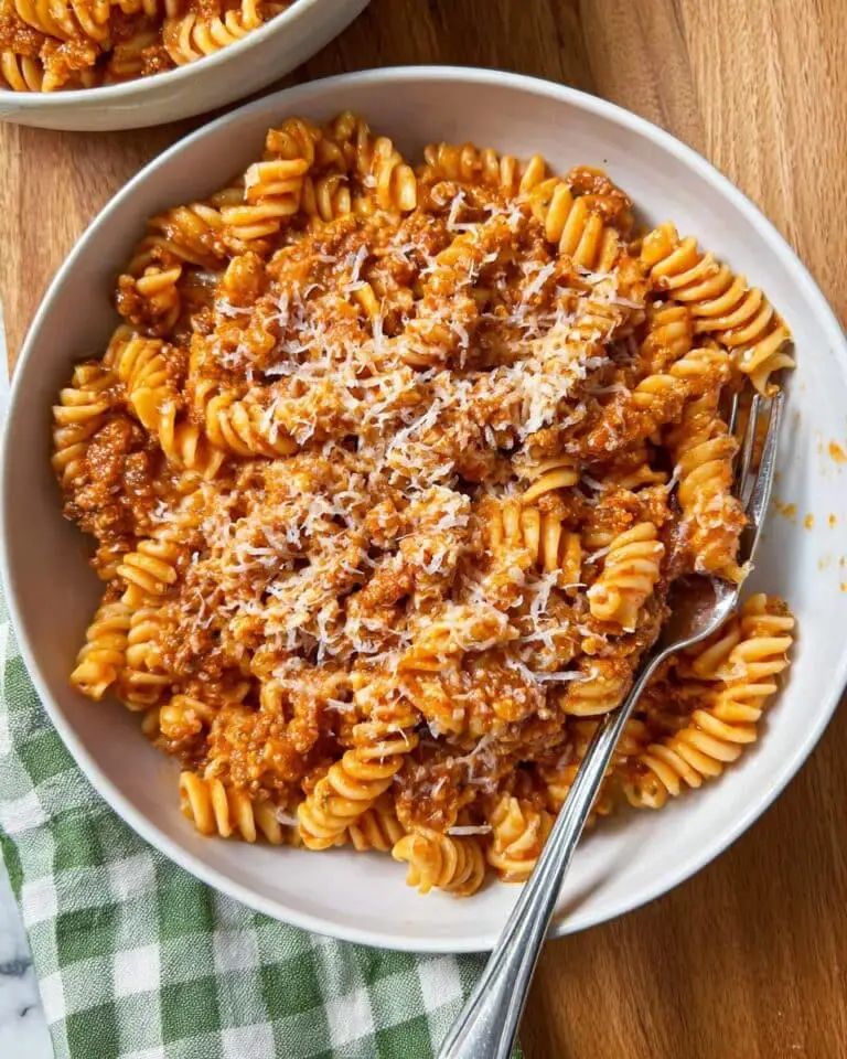 35-Minute One-Pot Creamy Beef Pasta Recipe