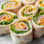 Turkey and Cheddar Lunch Roll Ups Recipe