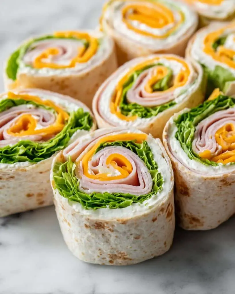 Turkey and Cheddar Lunch Roll Ups Recipe