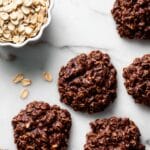 Chocolate Peanut Butter No-Bake Cookies