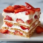 Strawberry Icebox Cake Only 3 Ingredients Recipe