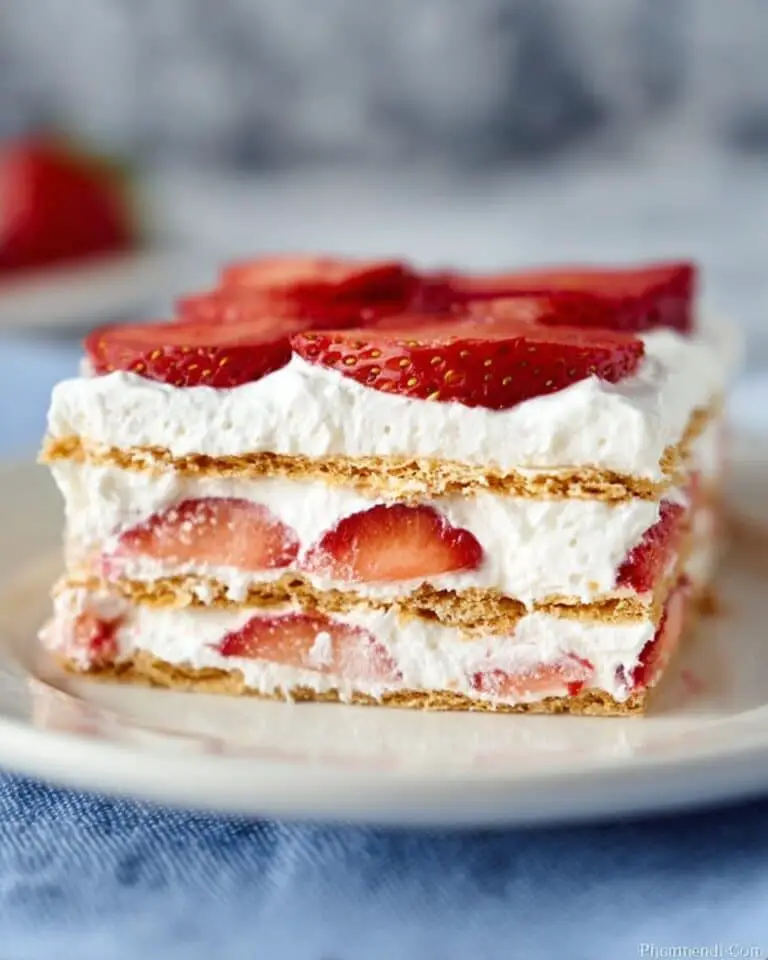 Easy Strawberry Icebox Cake (Only 3 Ingredients!) Recipe