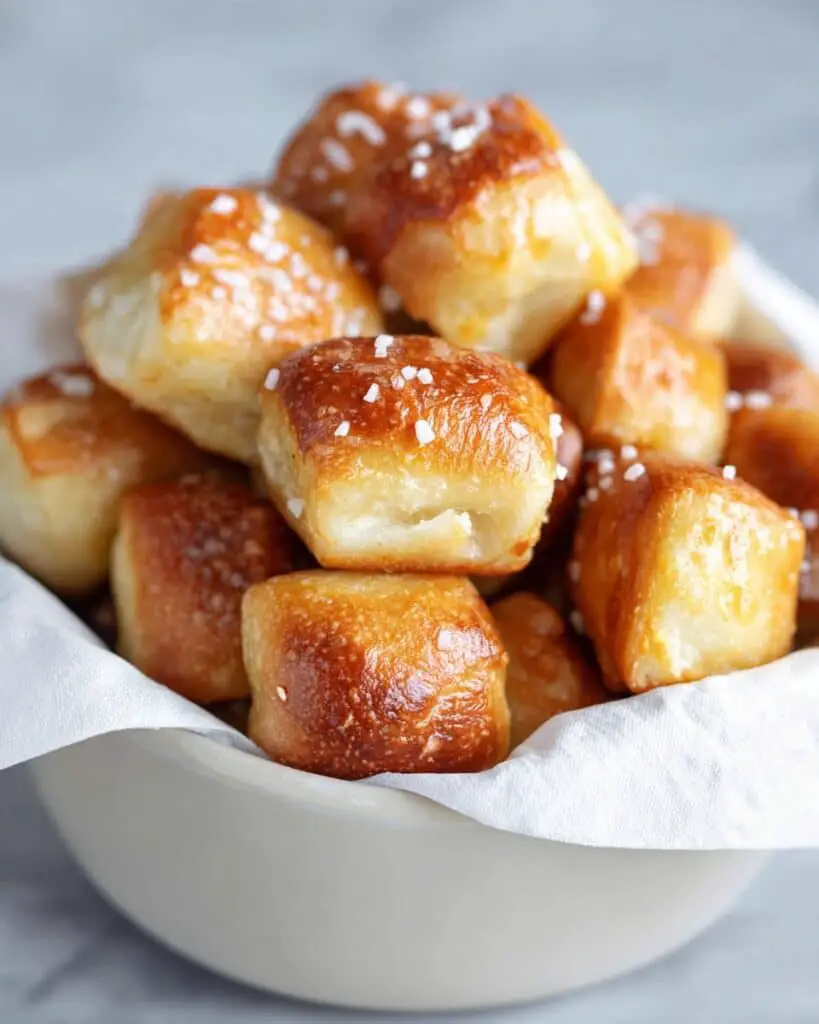 Two Ingredient Dough Pretzel Bites Recipe