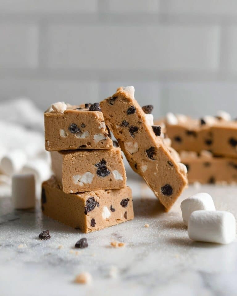 Homemade No-Bake Peanut Butter Protein Bars with S’mores Variation Recipe