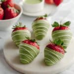 Matcha Chocolate Covered Strawberries Recipe