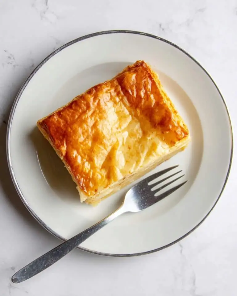 Vanilla Custard Cream Squares Recipe