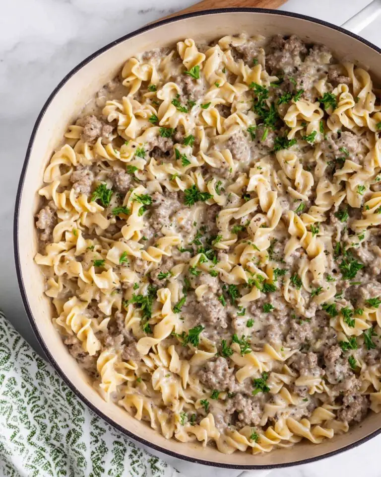 30-Minute Ground Beef Stroganoff Recipe