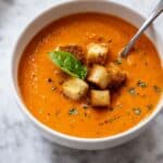 Creamy Tomato Basil Soup Recipe