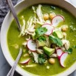 Chicken Pozole Verde Soup (Mexican Green Pozole) Recipe