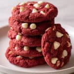 Red Velvet Cookies with White Chocolate Chips Recipe