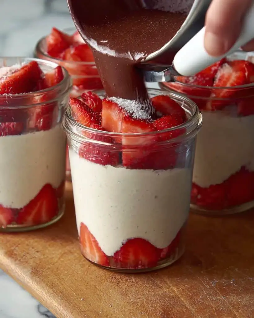 Blended Chocolate-Covered Strawberry Overnight Oats Recipe