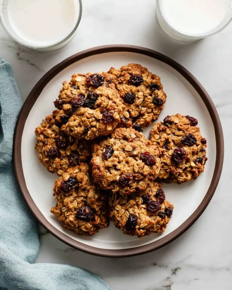 No-Bake Breakfast Cookies with Blueberries and Walnuts Recipe