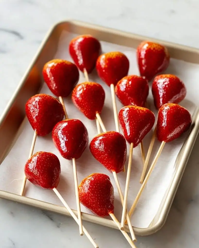 Tanghulu (Chinese Candied Strawberry Skewers) Recipe