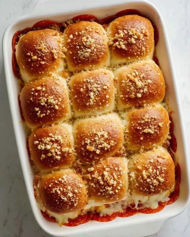 Pizza Sliders with Pepperoni & Hot Honey Recipe