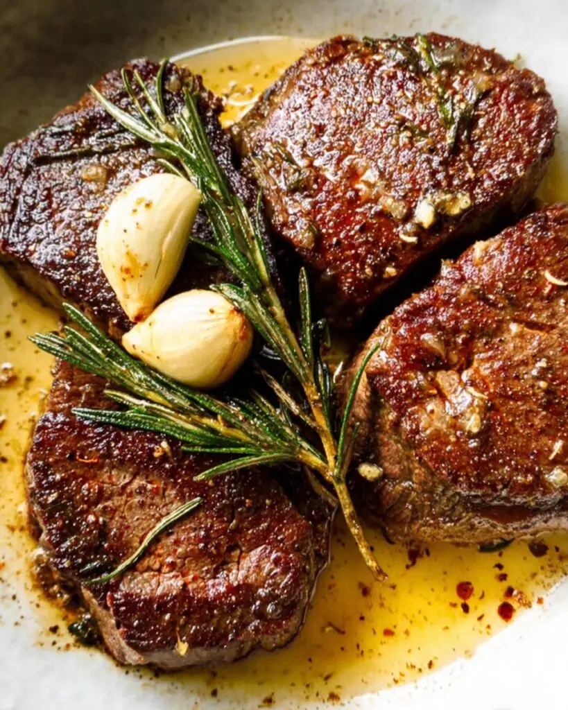 Perfect Pan Seared Filet Mignon with Butter Recipe